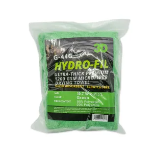 3D Green Hydro-Fil Premium Microfiber Towel