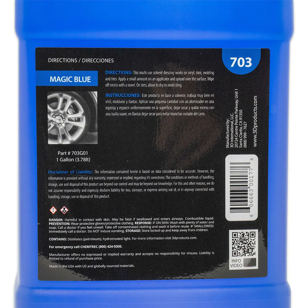 3D Magic Blue Tire Dressing