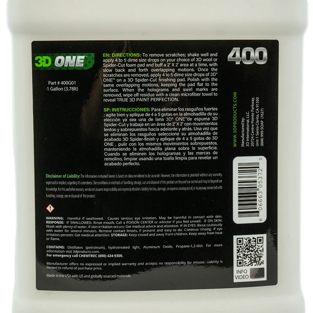 3D ONE Hybrid Compound & Polish