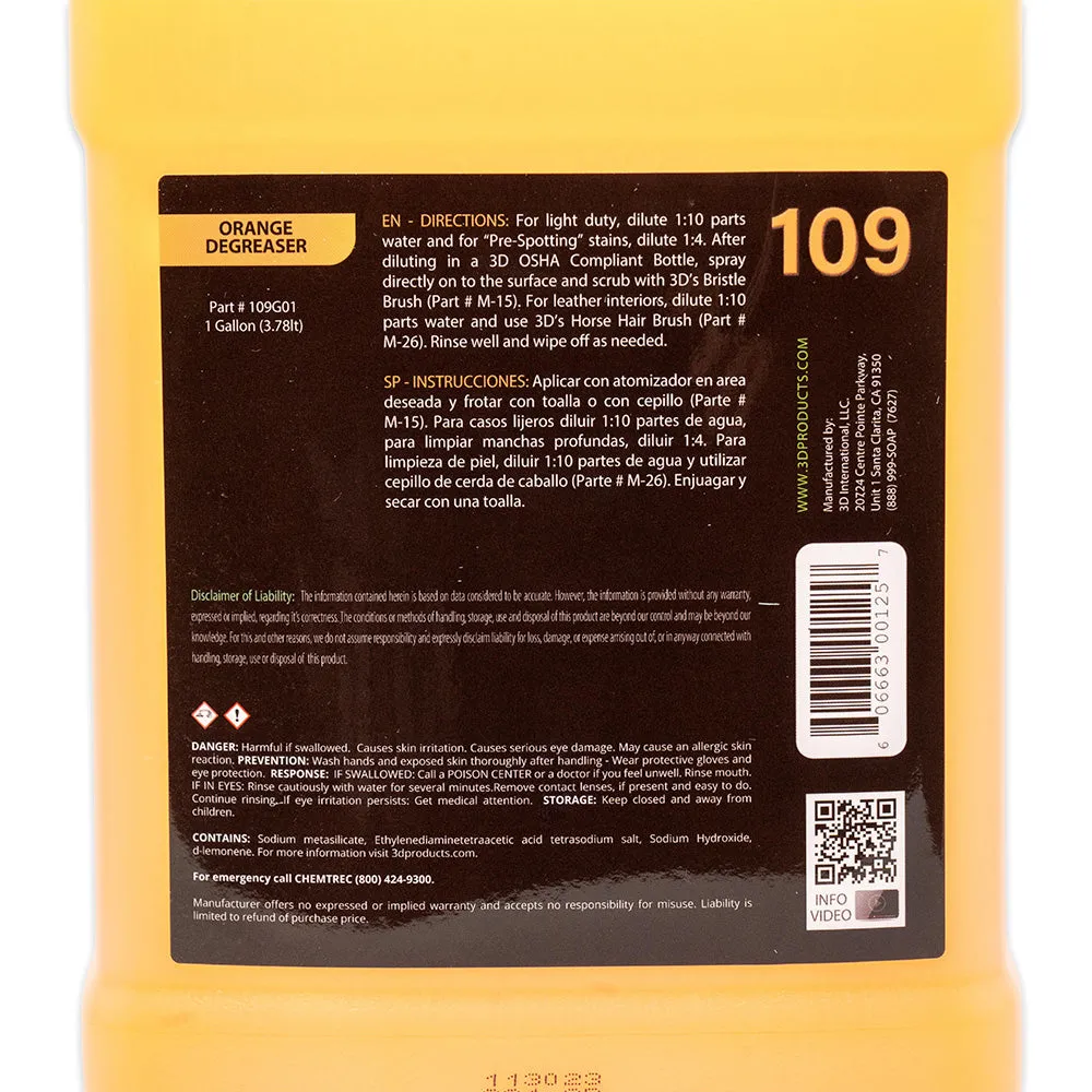 3D Orange Citrus Degreaser