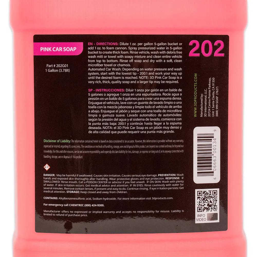 3D Pink Car Soap