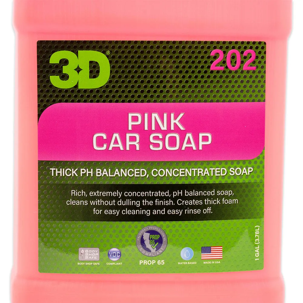 3D Pink Car Soap