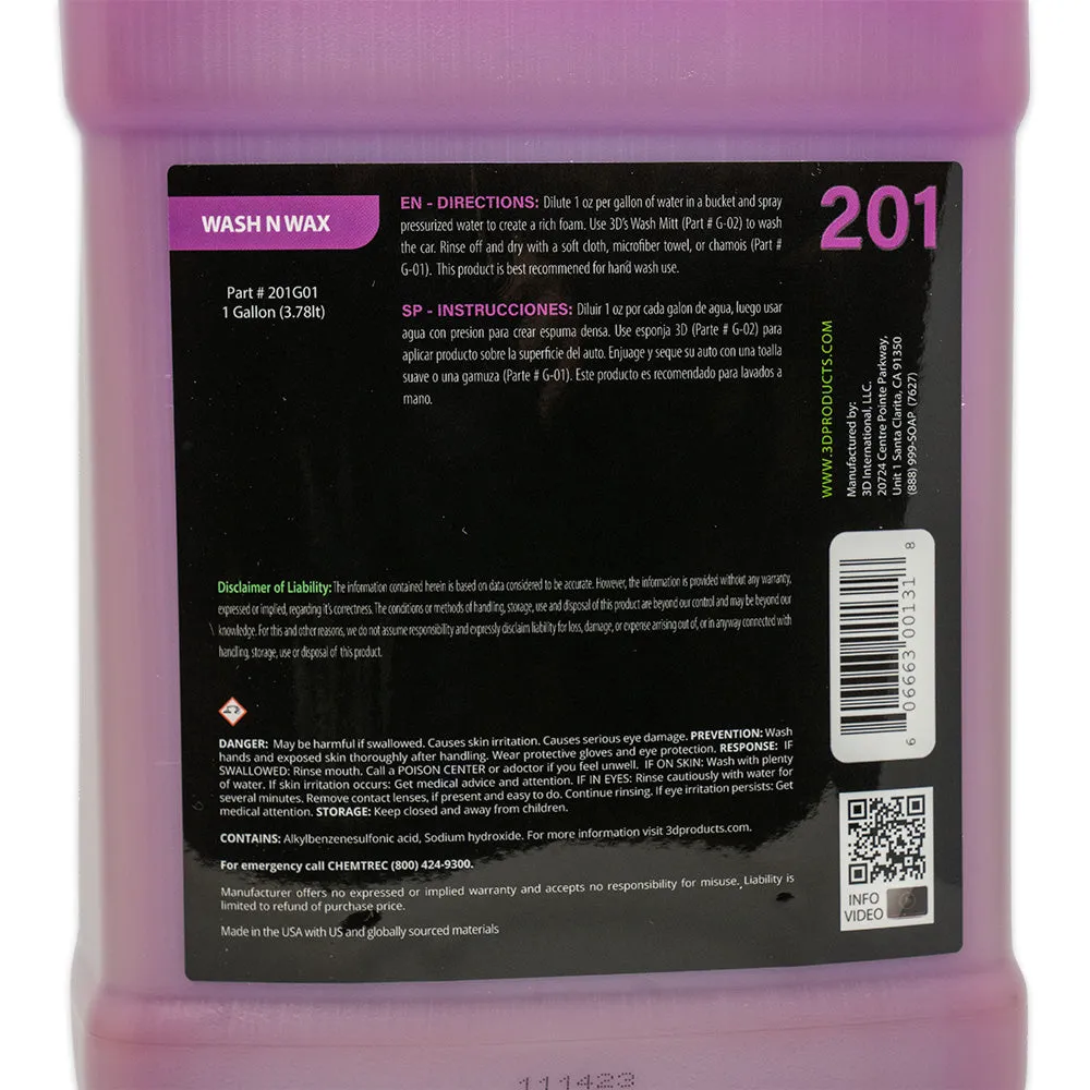 3D Wash N Wax Car Soap