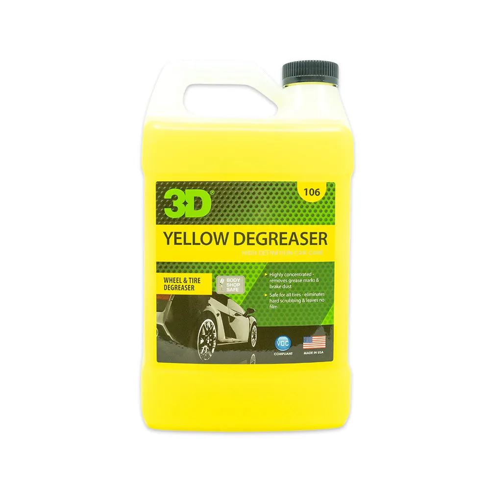 3D Yellow Degreaser Wheel Cleaner