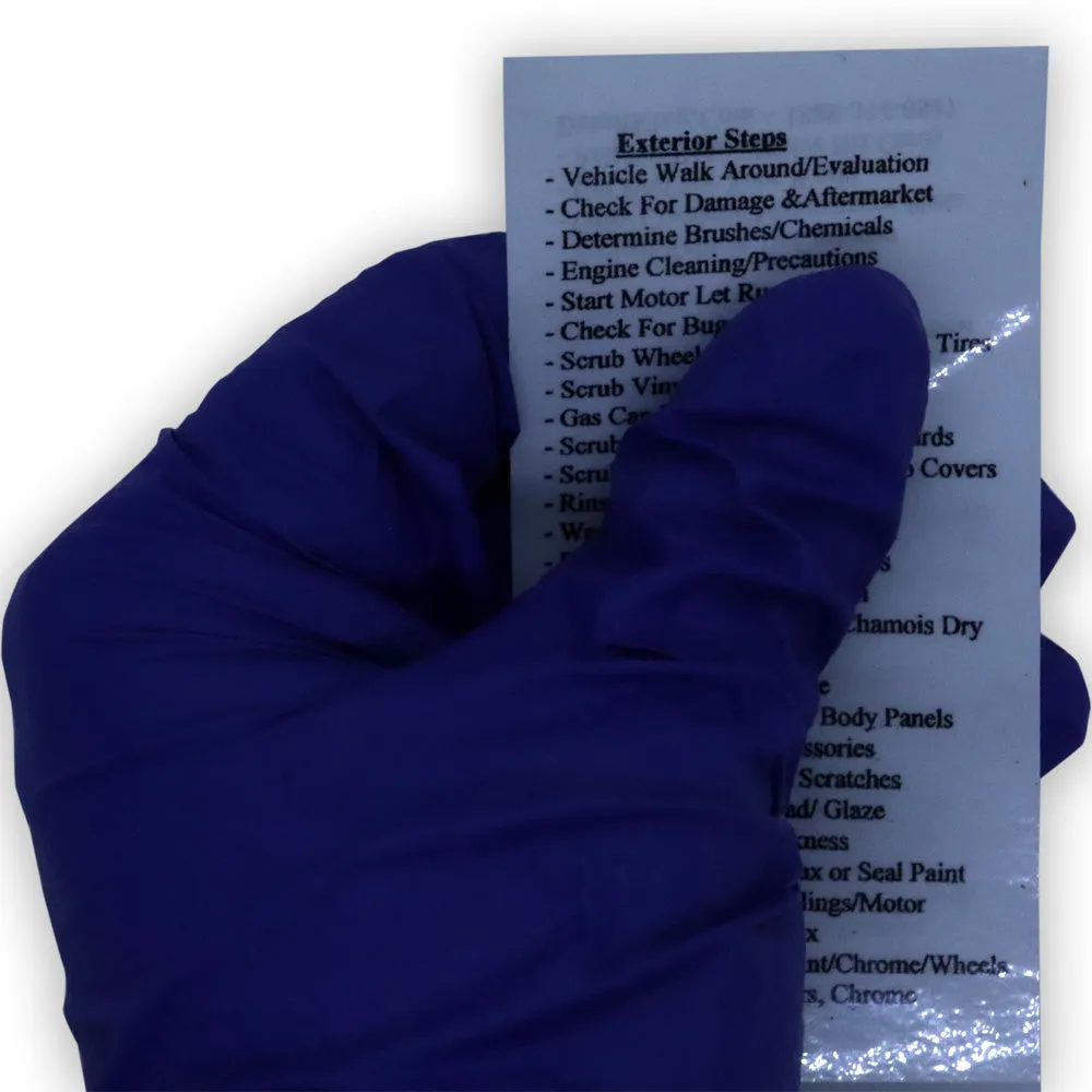 Auto Detailers Pocket Checklist (4)