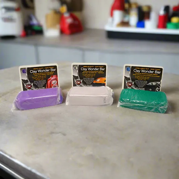 Auto Detailing Clay Bars (3) - One Of Each