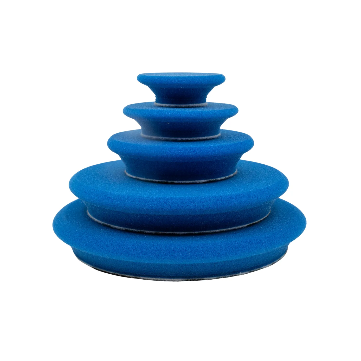 Buff and Shine URO Tec Blue Heavy Polishing Pad - Curved Profile