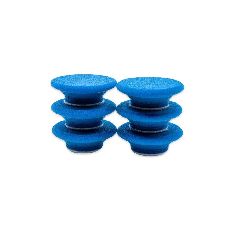 Buff and Shine URO Tec Blue Heavy Polishing Pad - Curved Profile