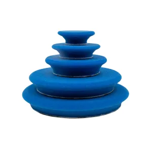 Buff and Shine URO Tec Blue Heavy Polishing Pad - Curved Profile