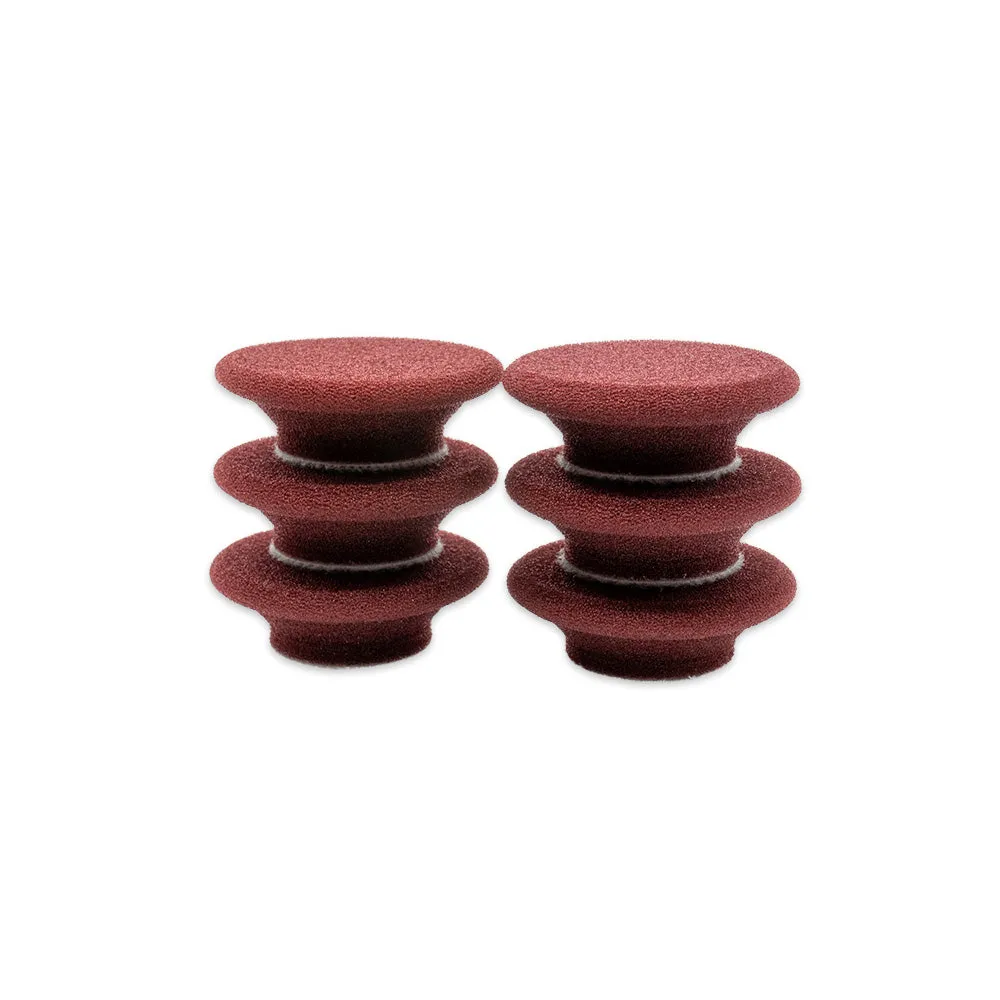Buff and Shine URO Tec Maroon Medium Cutting Pad - Curved Profile
