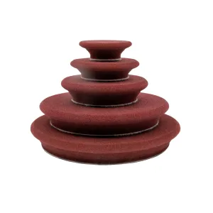 Buff and Shine URO Tec Maroon Medium Cutting Pad - Curved Profile