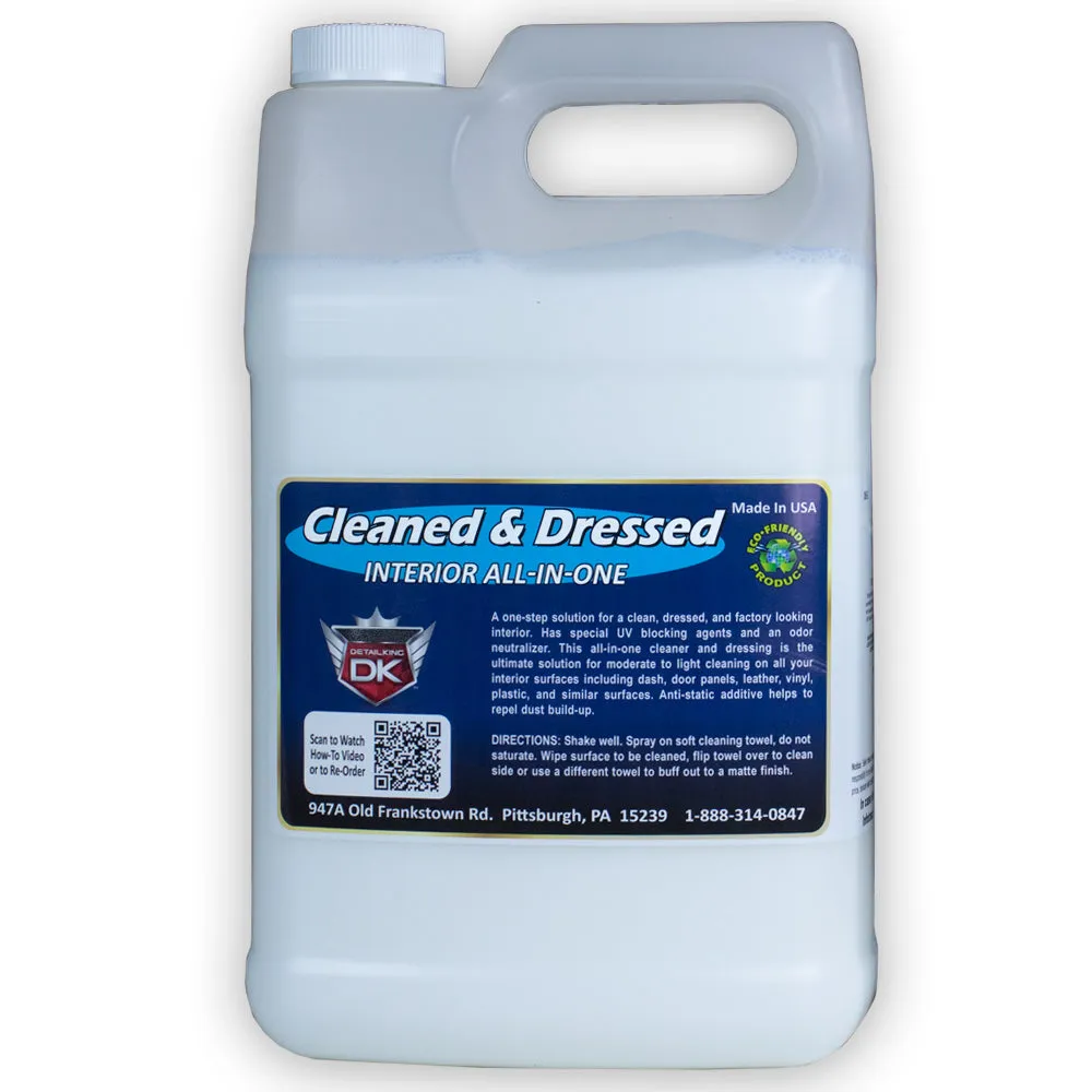 Cleaned & Dressed – Car Interior All In One!