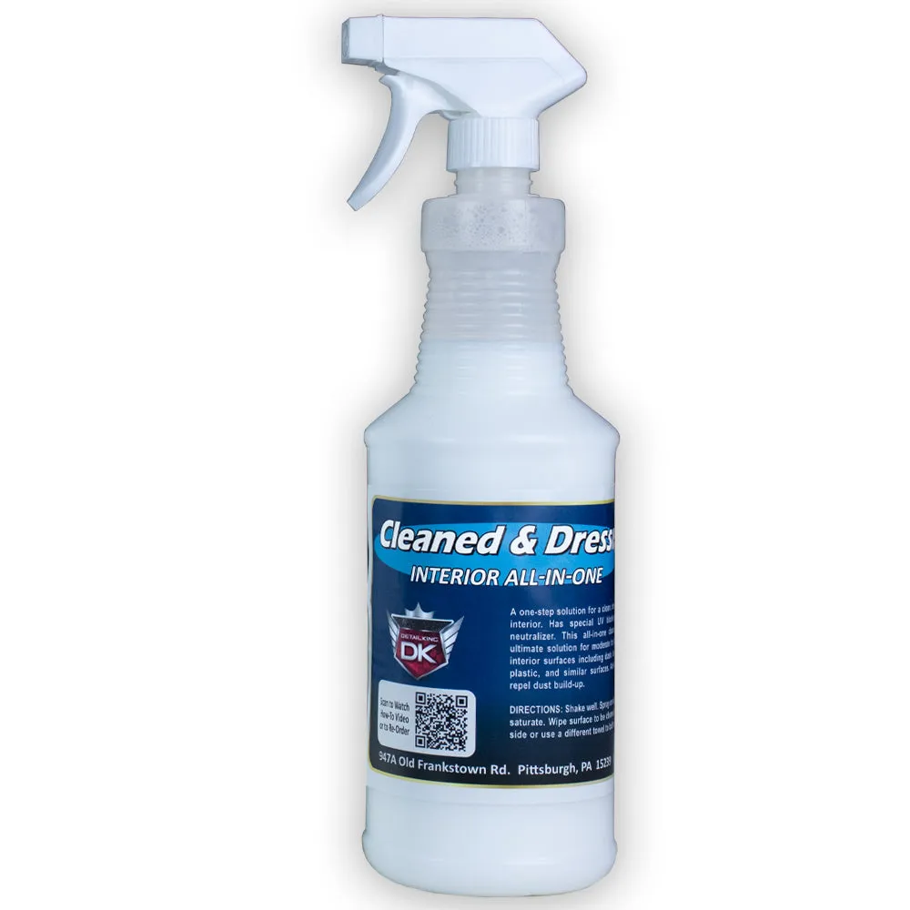 Cleaned & Dressed – Car Interior All In One!
