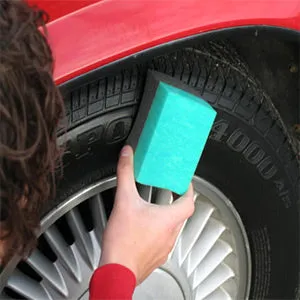 Contoured Tire Dressing Applicator - Double Wide