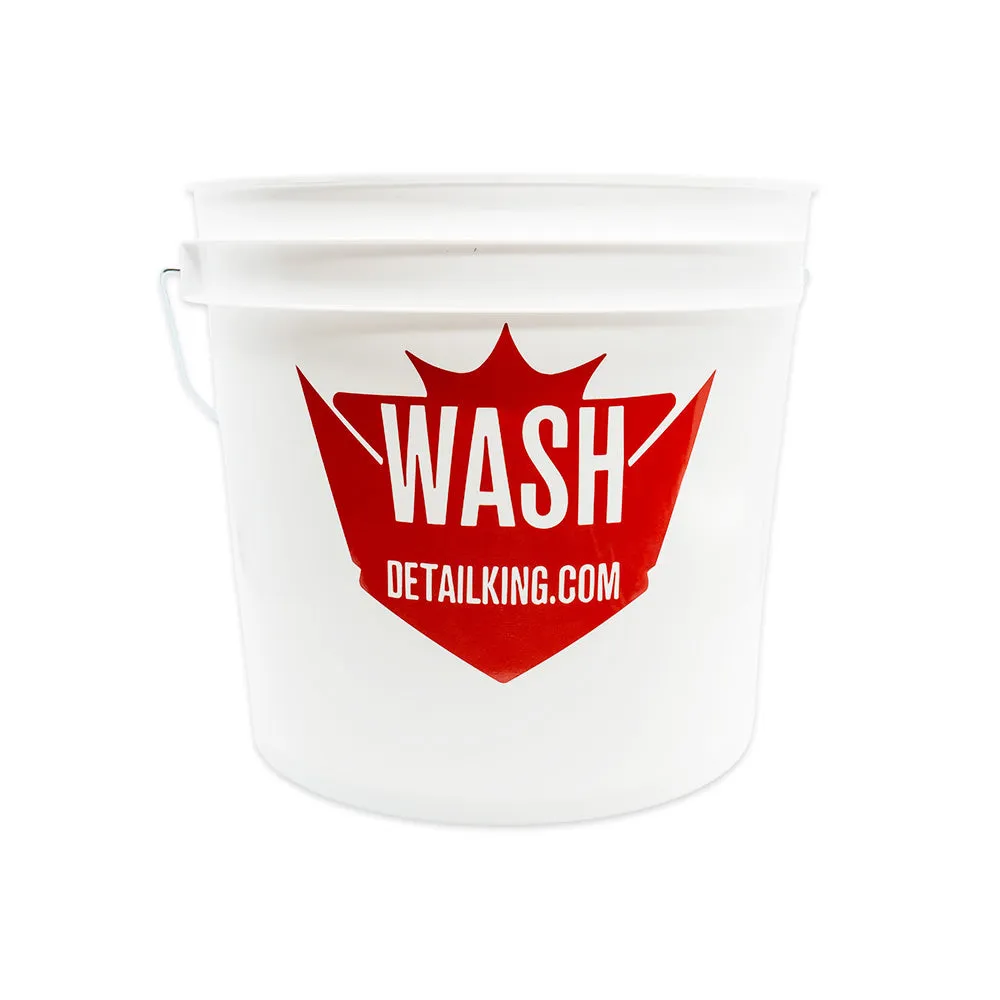 Detail King 3.5gal "Wash, Wheels, Rinse" Buckets