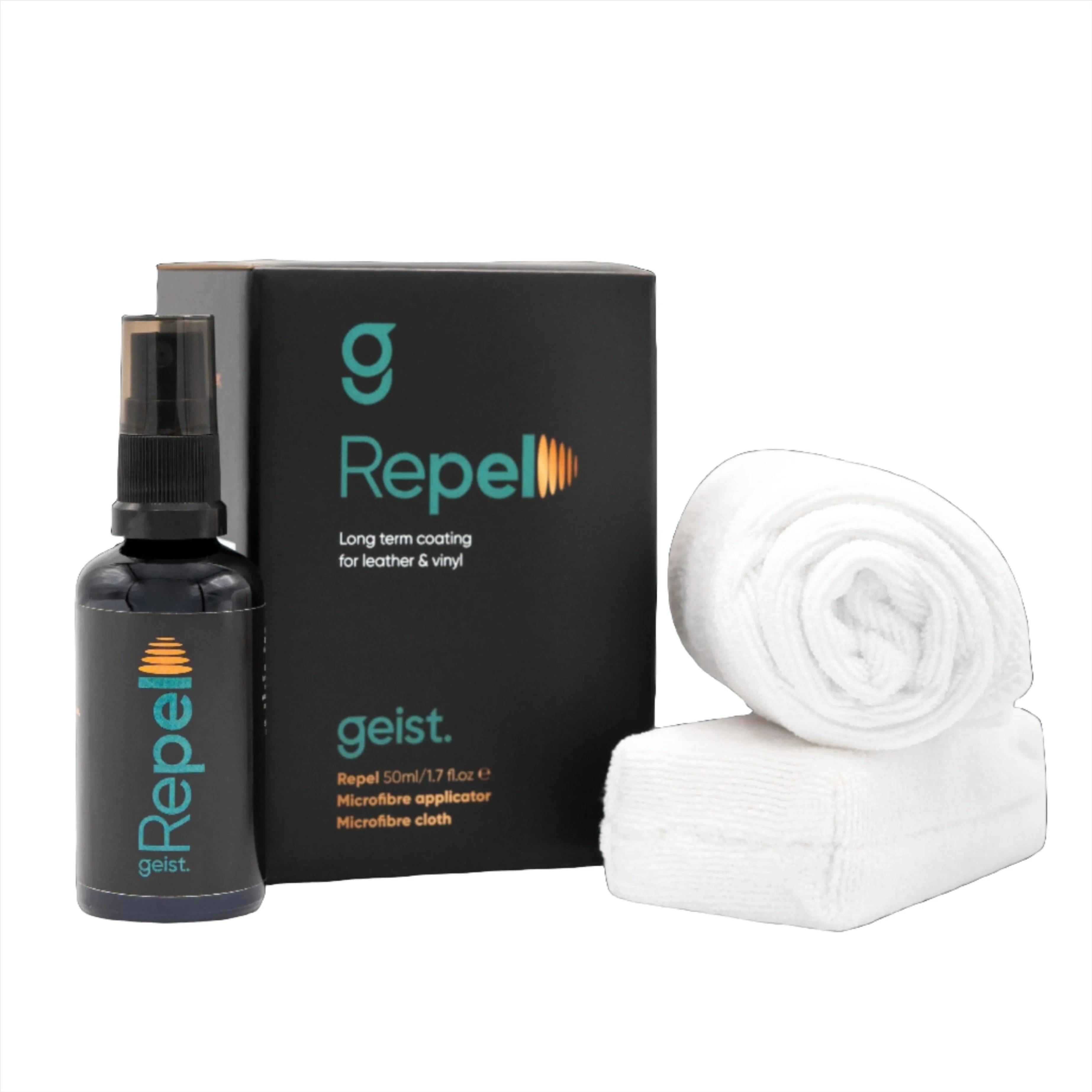 GEIST Repel Advanced Solvent-Free Hybrid Polymer Coating for Leather, Vinyl & Synthetic Surfaces