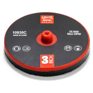 Griot's Garage BOSS Micro Backing Plate 3" BGMP3