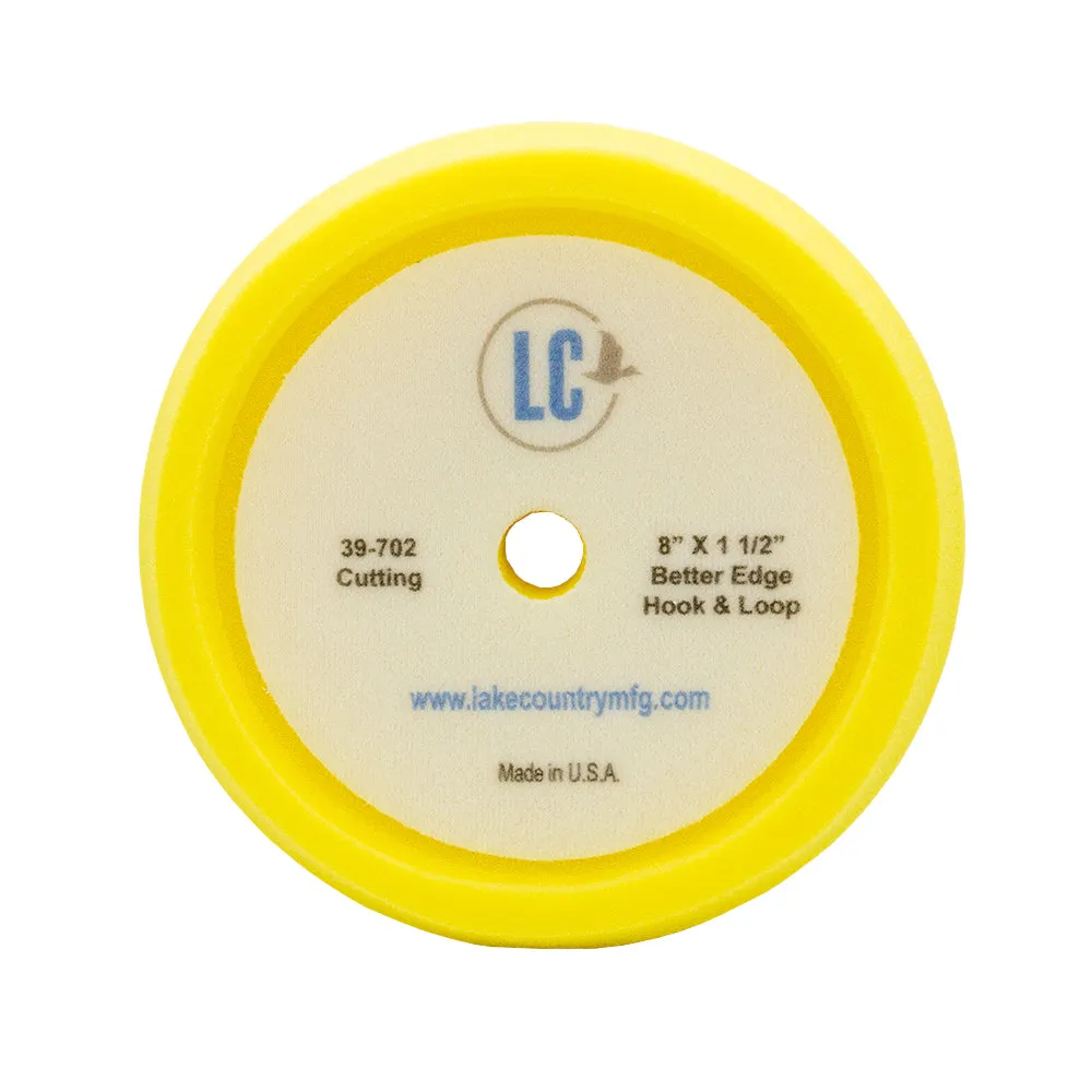 Lake Country "Better Edge" Yellow Foam Medium/Heavy Cutting Buffing Pad