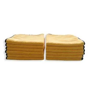 Microfiber Super Towel 16" x 16" - Yellow