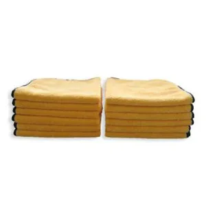 Microfiber Super Towel 16" x 16" - Yellow