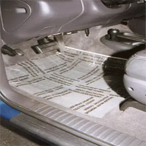 Plastic Carpet Protectors - 4 Mil 24" Perf.