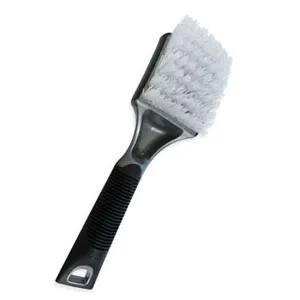 Professional Soft Grip White Nylon Tire, Carpet and Floor Mat Scrub Brush
