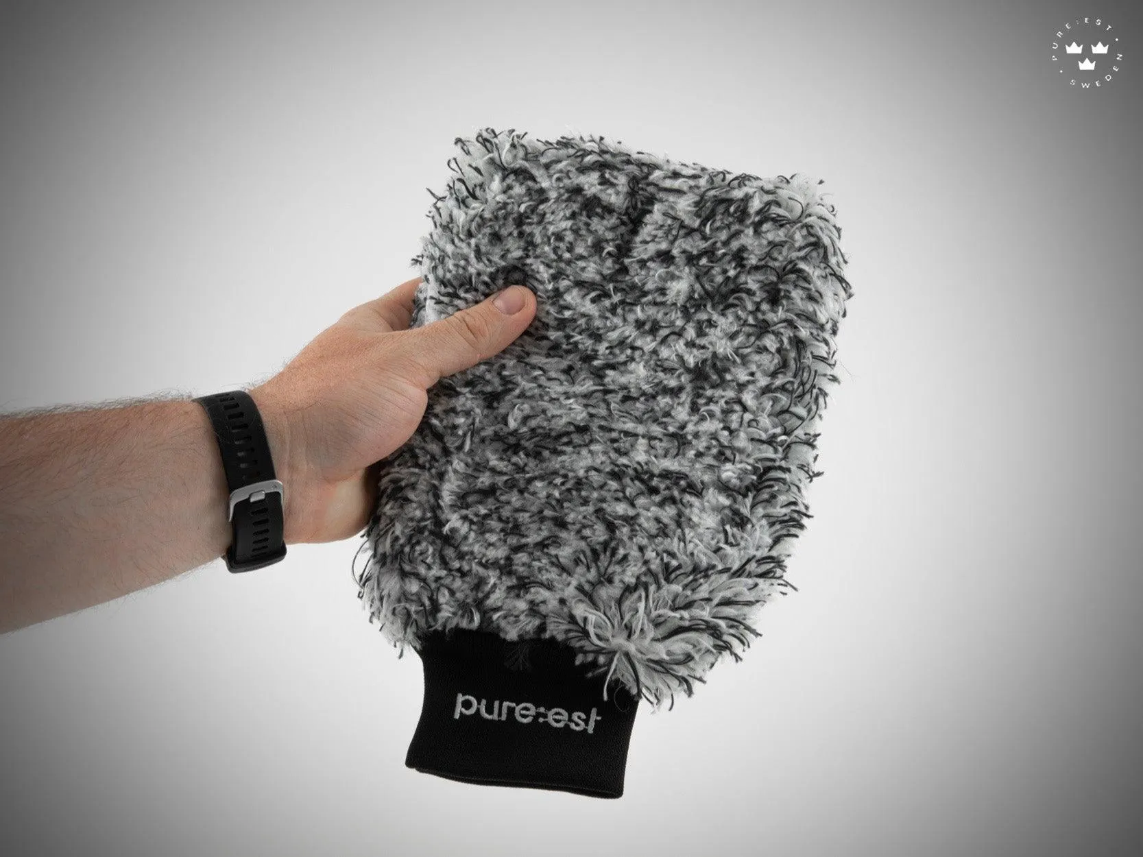PURE:EST Microfiber Washing Glove - Your Premium Solution for Gentle, Scratch-Free Car Cleaning