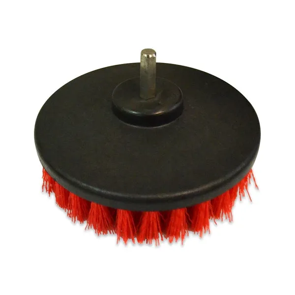 Red 5" Drill Brush - Heavy Duty