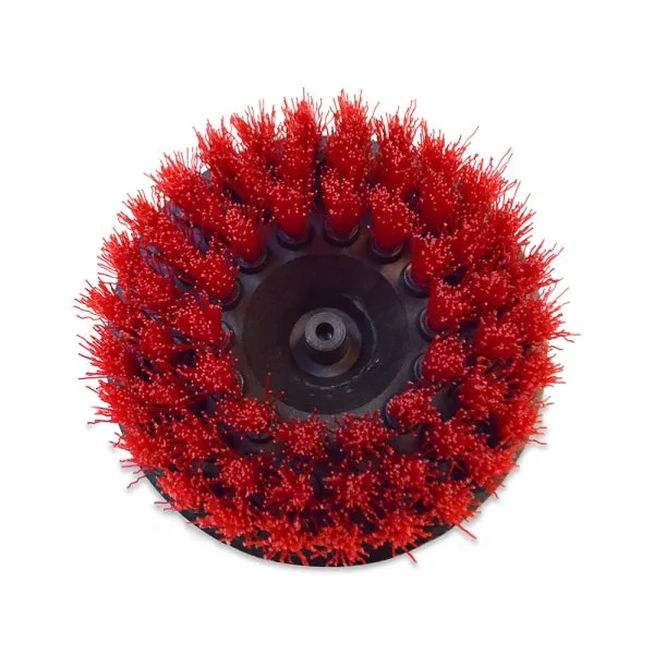 Red 5" Drill Brush - Heavy Duty