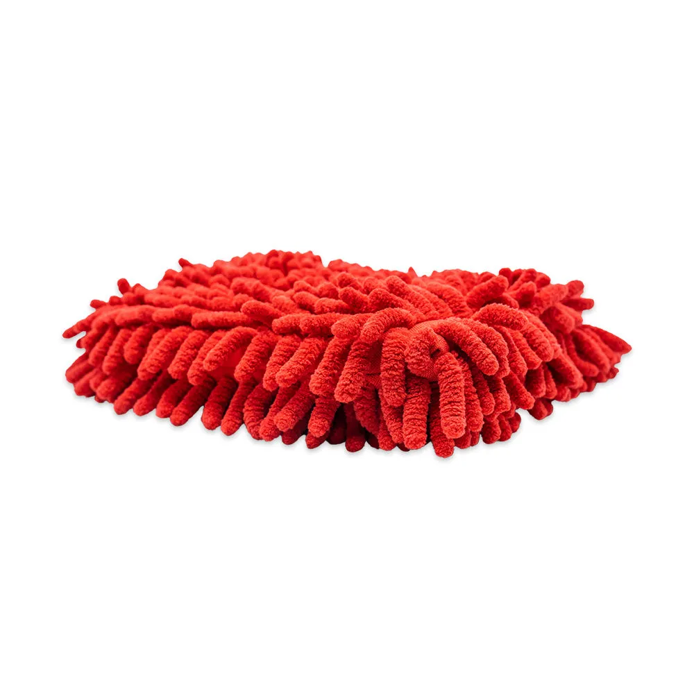 Red Microfiber Chenille Wash Pad