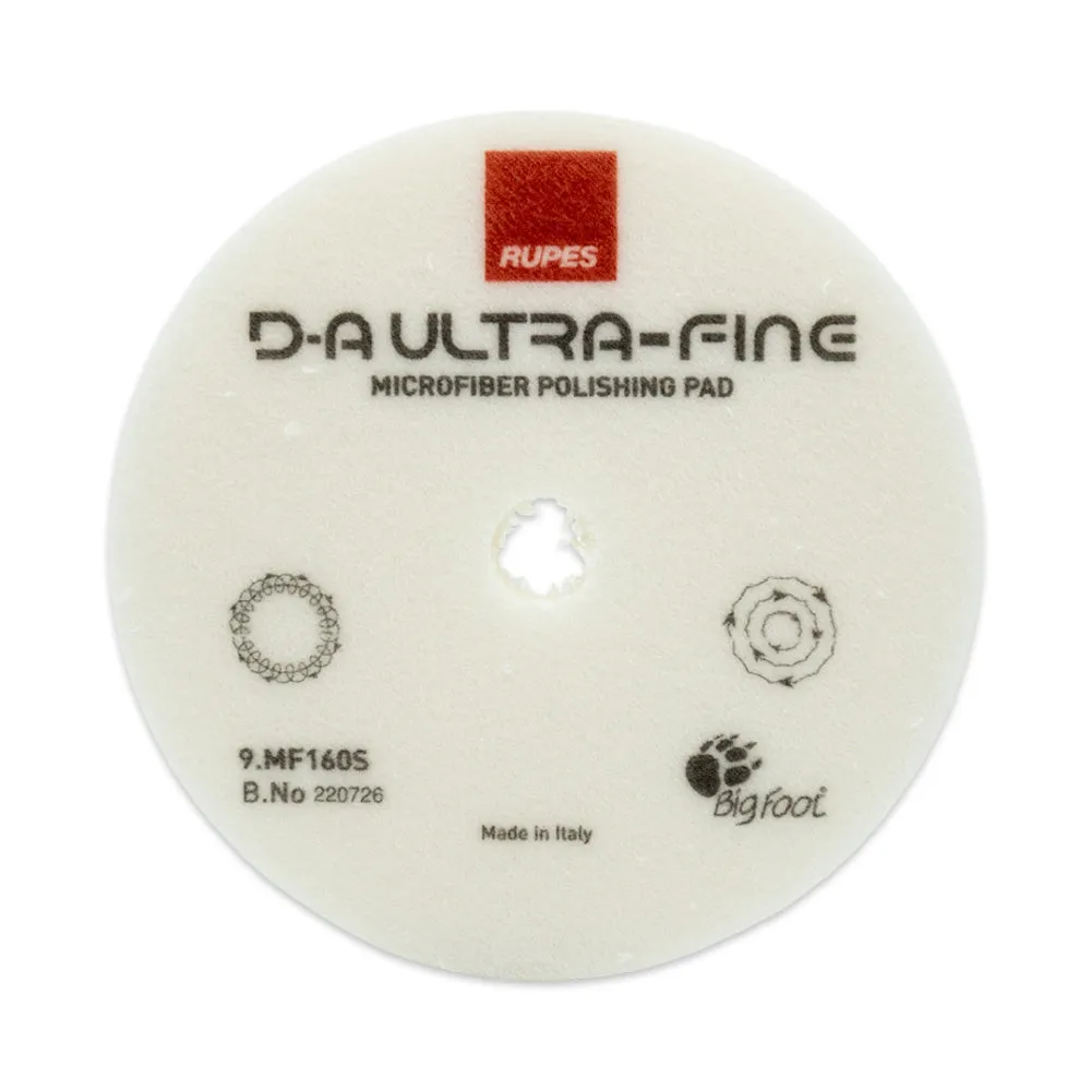 Rupes DA White Microfiber Pad