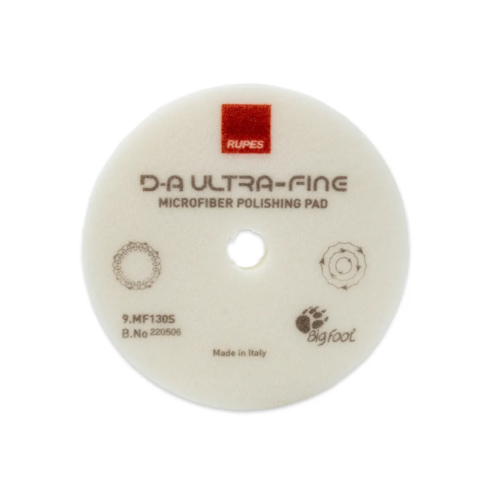Rupes DA White Microfiber Pad