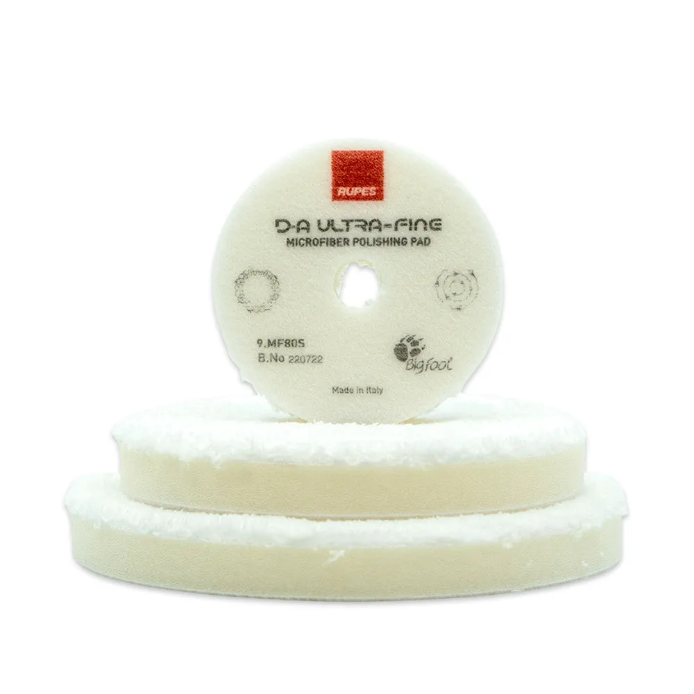 Rupes DA White Microfiber Pad