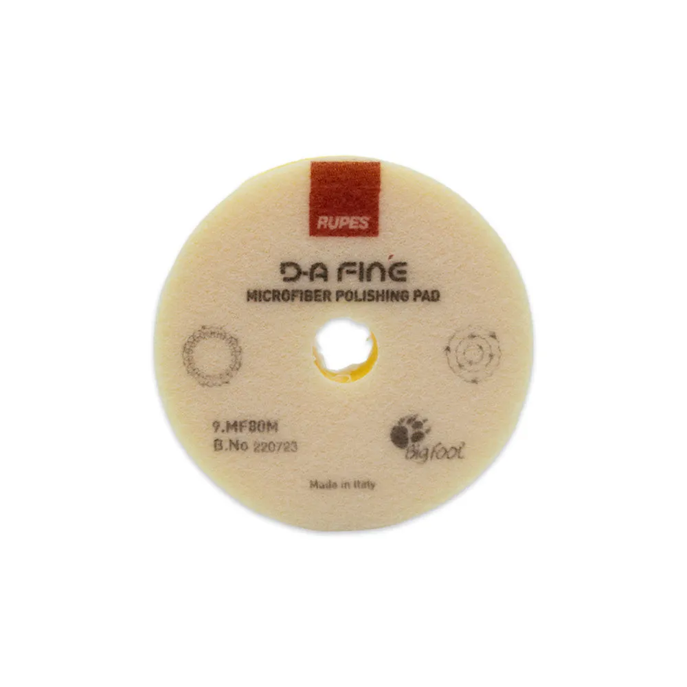 Rupes DA Yellow Microfiber Pads