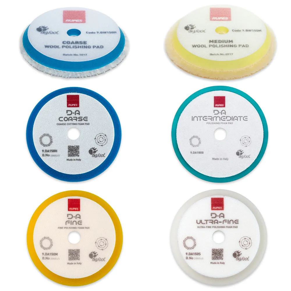 Rupes Foam & Wool Pad Kit