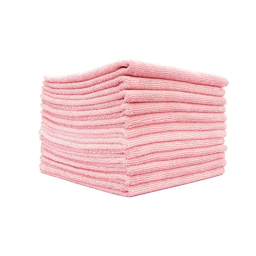 The Rag Company All-Purpose Terry Pink, 16" x 16" 12 pack
