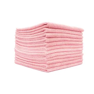 The Rag Company All-Purpose Terry Pink, 16" x 16" 12 pack