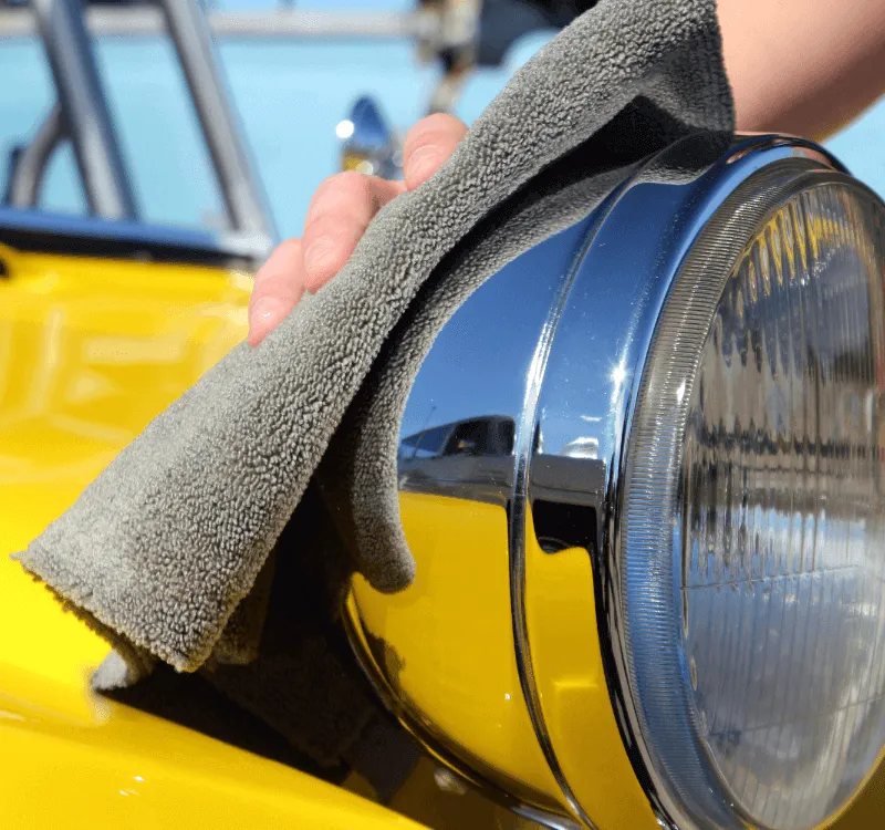 THE RAG COMPANY Edgeless Miner Premium Microfiber Metal Polishing Towel (16x16)