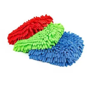 THE RAG COMPANY Knobby Microfiber Chenille Wash Mitts
