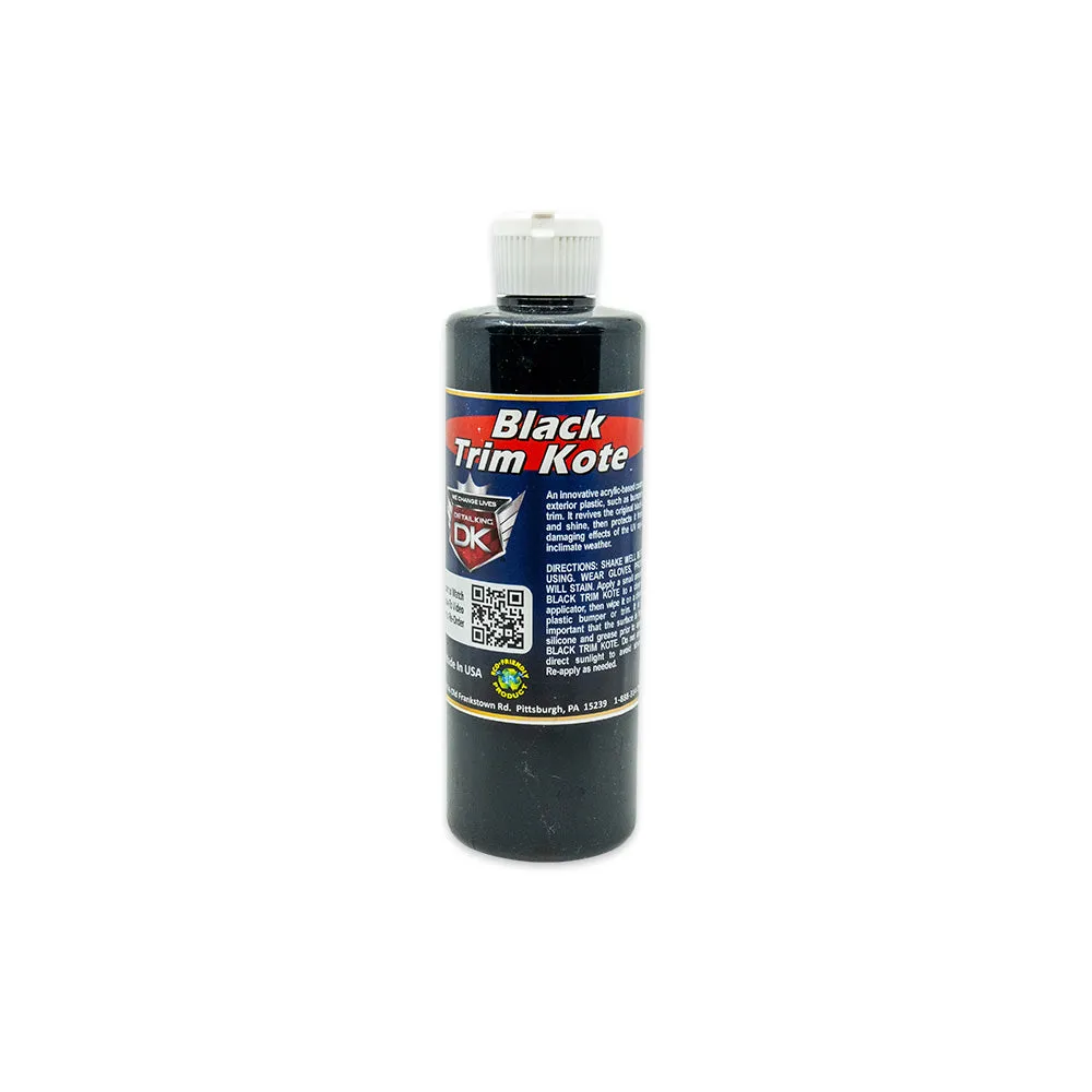 Trim Kote Car Trim Restorer - Black 16 oz