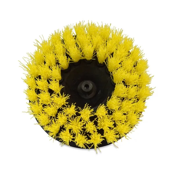 Yellow 5" Drill Brush - Medium Duty