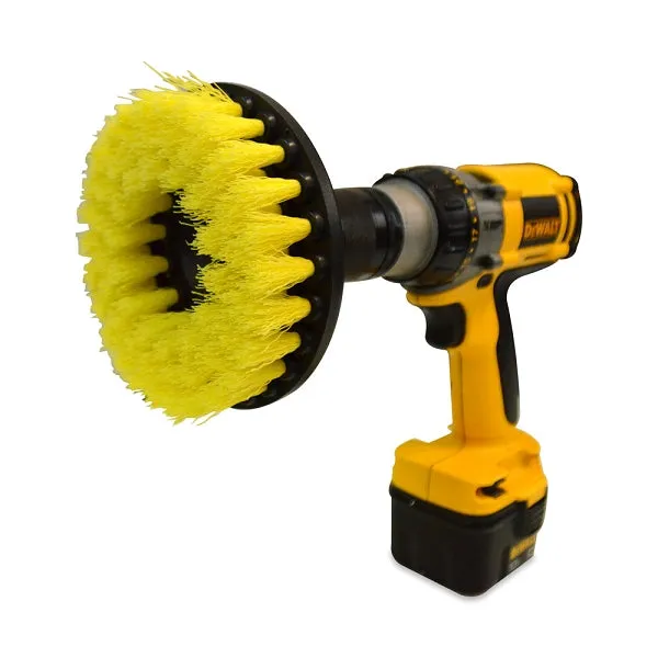 Yellow 5" Drill Brush - Medium Duty